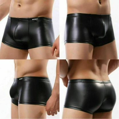 Tight Solid Black Boxer Brief - Image 6