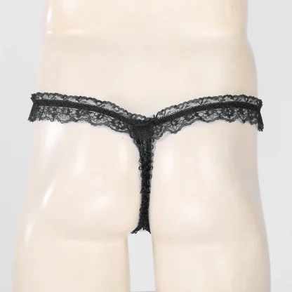 Sexy Lace G-string Men's Panties - Image 4