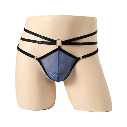 Strappy Hollow Out Men's Panties - Image 3