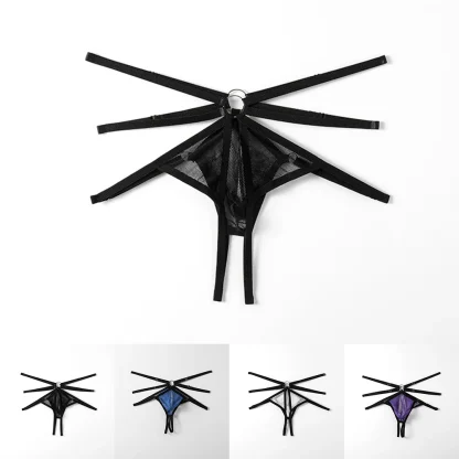 Strappy Hollow Out Men's Panties - Image 7
