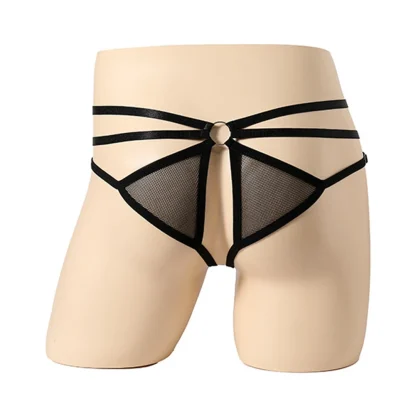 Strappy Hollow Out Men's Panties - Image 2