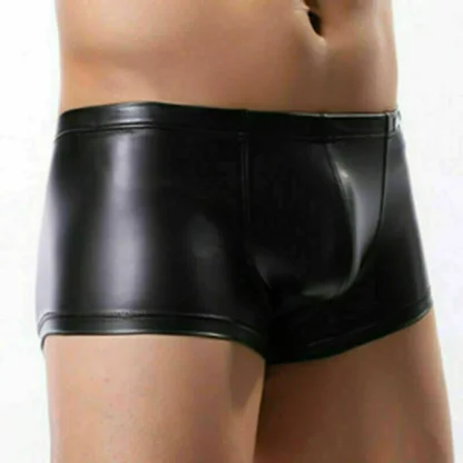Tight Solid Black Boxer Brief - Image 2