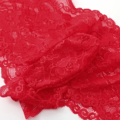Sexy Solid Sheer Lace Briefs - Image 5