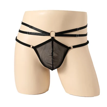 Strappy Hollow Out Men's Panties