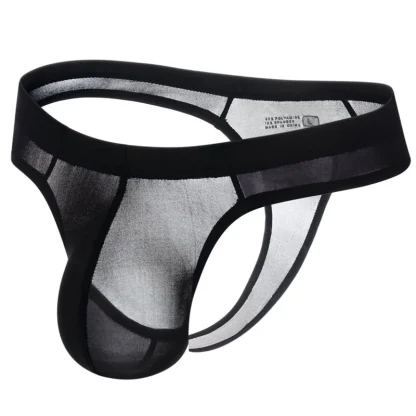 Seamless Men's Solid Thongs - Image 4