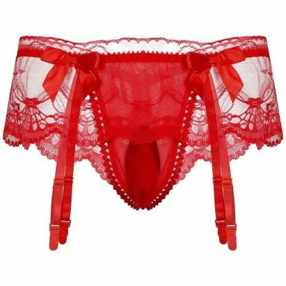 Sexy Garter Strap Men's Panties - Image 2