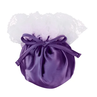 Lace Trim Drawstring Penis Pouch - Image 6
