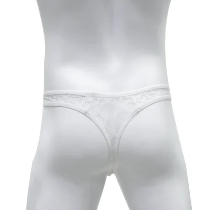 Sexy Sheer Lace Thong - Image 5
