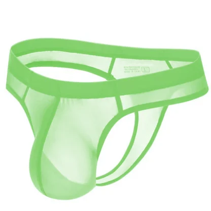 Seamless Men's Solid Thongs - Image 5