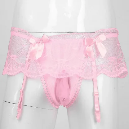 Sexy Garter Strap Men's Panties - Image 4