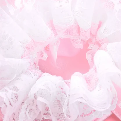 Lace Trim Drawstring Penis Pouch - Image 3