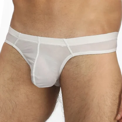 Seamless Men's Solid Thongs - Image 2