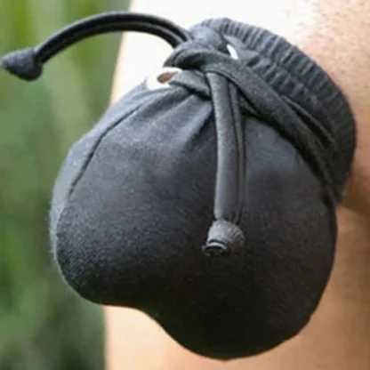 Drawstring Solid Penis Pouch - Image 2