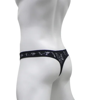 Sexy Sheer Lace Thong - Image 3