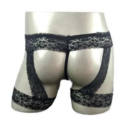Sheer Lace Thigh Harness G-strings - Image 4