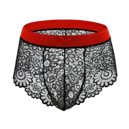 See-through Elastic Waist Brief - Image 5