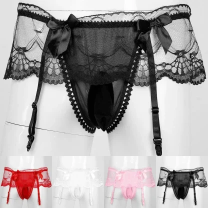 Sexy Garter Strap Men's Panties - Image 7