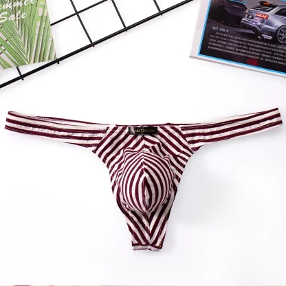 Sexy Men's Striped G-strings - Image 5