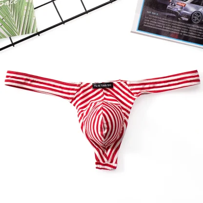 Sexy Men's Striped G-strings - Image 4