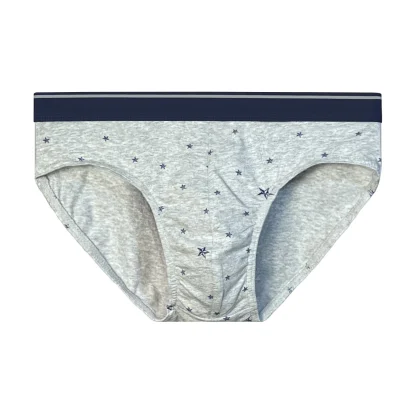 Breathable Striped Casual Briefs - Image 4