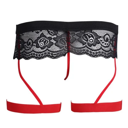 Sexy Lace Thigh Strap G-strings - Image 4