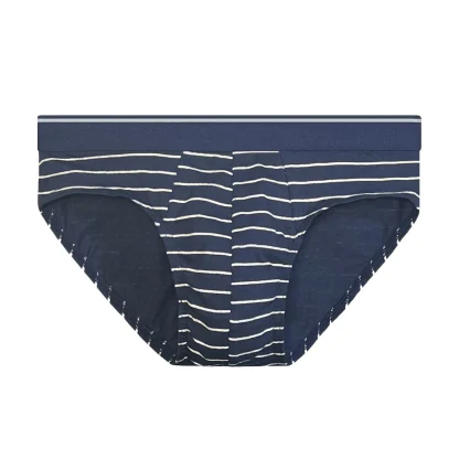 Breathable Striped Casual Briefs