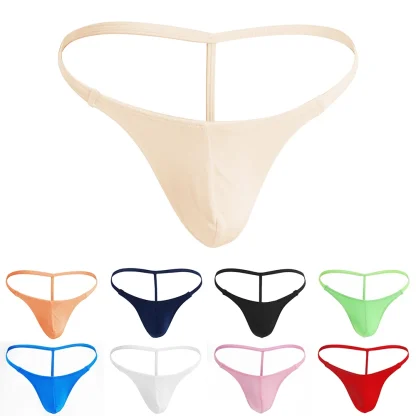 Thin G-string Solid Panties - Image 6