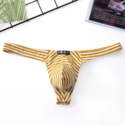 Sexy Men's Striped G-strings - Image 3