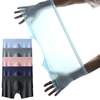 Seamless See-through Boxer Briefs
