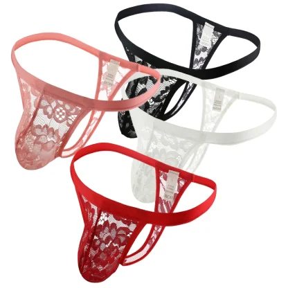Floral Sheer Lace G-strings - Image 6