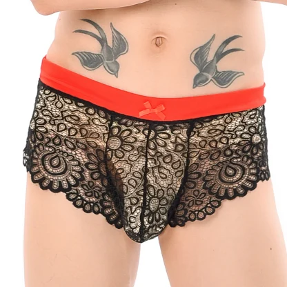 See-through Elastic Waist Brief