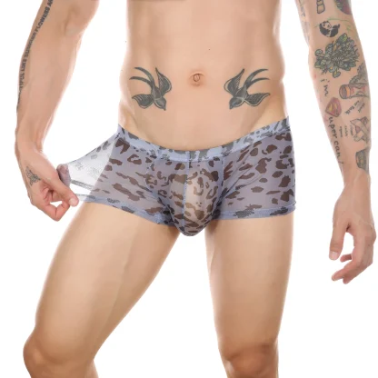 Transparent Leopard Boxer Briefs - Image 4