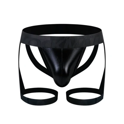 Shiny Thigh Harness Jockstraps - Image 2