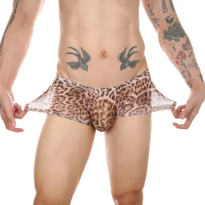 Transparent Leopard Boxer Briefs - Image 2