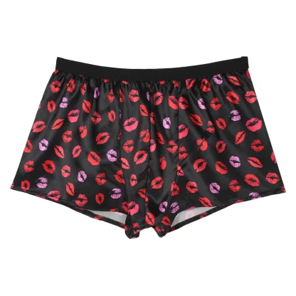 Kiss Mark Print Boxers - Image 4