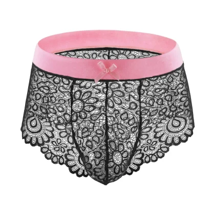 See-through Elastic Waist Brief - Image 4