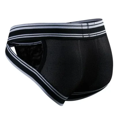 Breathable Striped Sexy Brief - Image 4