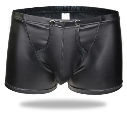 Open Crotch Snap Button Briefs
