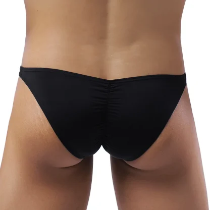 Sexy Ruched Solid Panties - Image 3