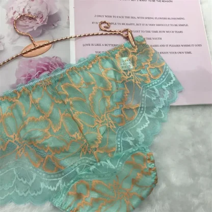 Sexy Floral See-through Panties - Image 3