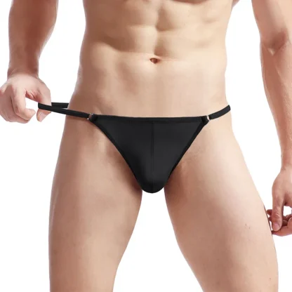 Sexy Men's Solid G-strings - Image 2