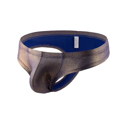 Shiny Solid Men's Thongs - Image 2