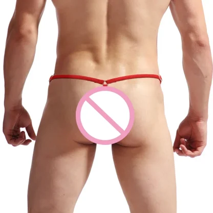 Sexy Men's Solid G-strings - Image 6
