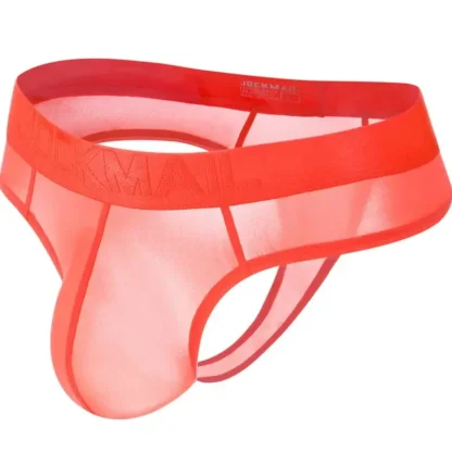 Breathable Solid Transparent Thongs - Image 2