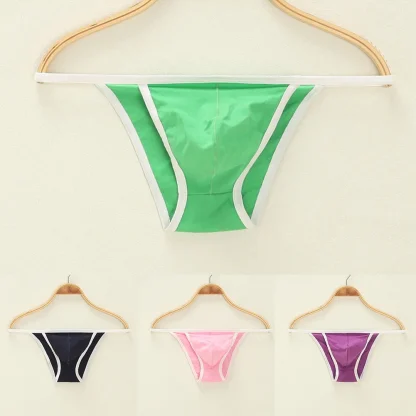 Color Block Breathable G-string - Image 7