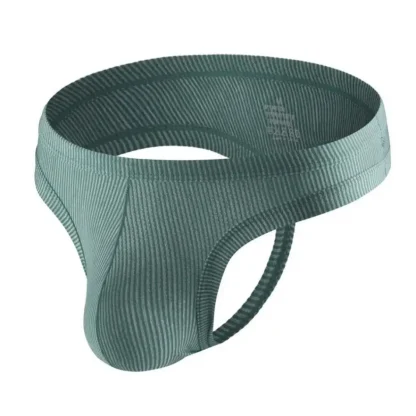 Thin Striped Bulge Pouch Panties - Image 7