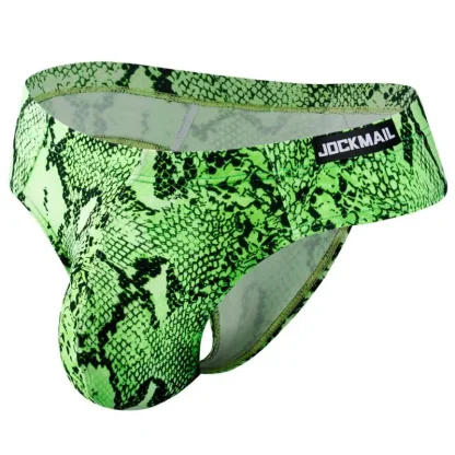 Animal Print Bulge Pouch Panties - Image 6