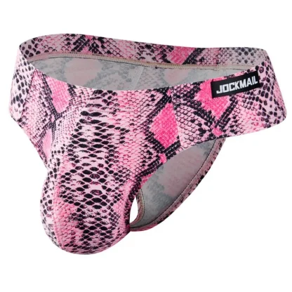Animal Print Bulge Pouch Panties - Image 4
