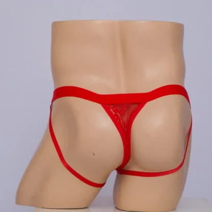 Transparent Lace Sexy Jockstrap - Image 3