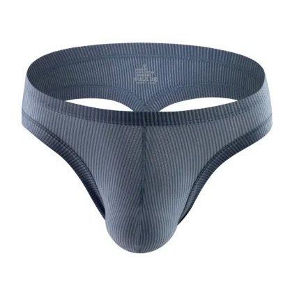 Thin Striped Bulge Pouch Panties - Image 6